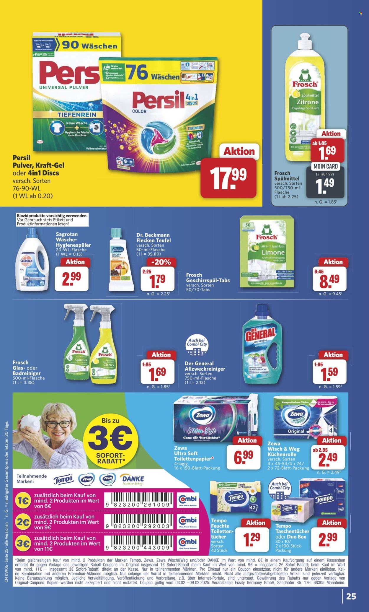 Combi Prospekte  - 3.02.2025 - 8.02.2025. Seite 25