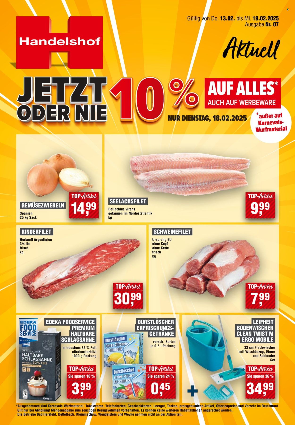 Handelshof Prospekte  - 13.02.2025 - 19.02.2025. Seite 1