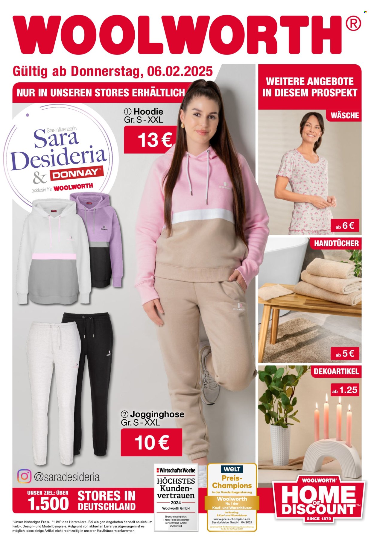 Woolworth Prospekte  - 6.02.2025 - 15.02.2025. Seite 1