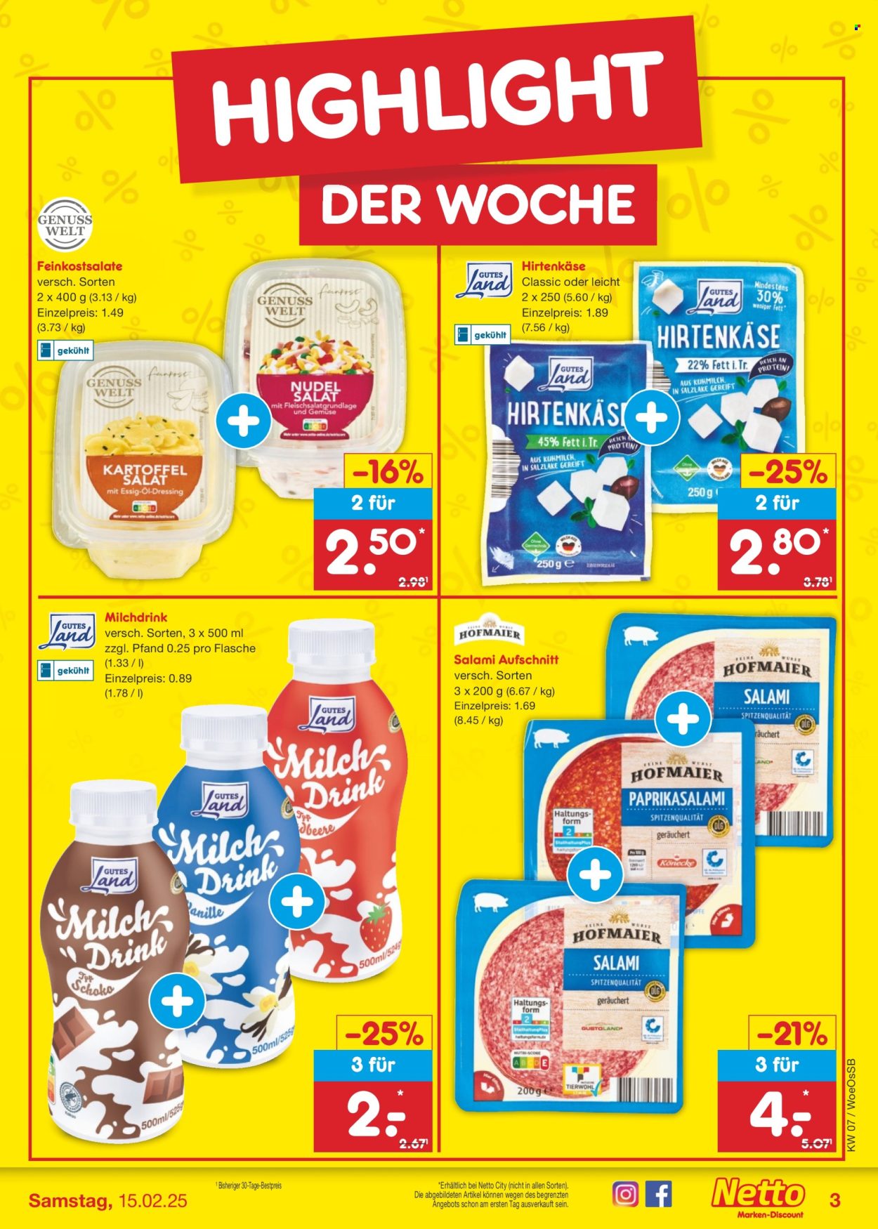 Netto Marken-Discount Prospekte  - 10.02.2025 - 15.02.2025. Seite 3