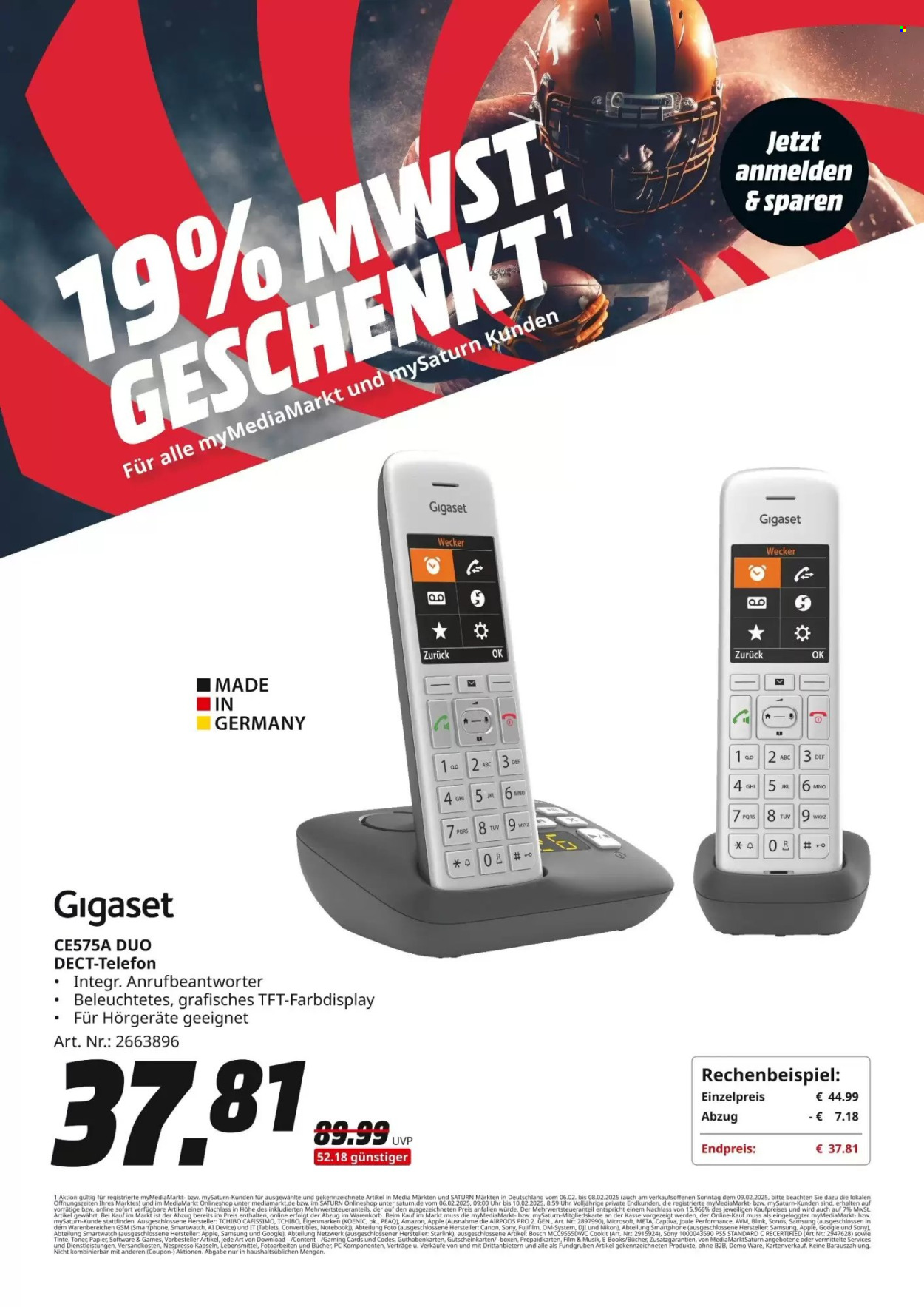Saturn Prospekte  - 6.02.2025 - 10.02.2025. Seite 2