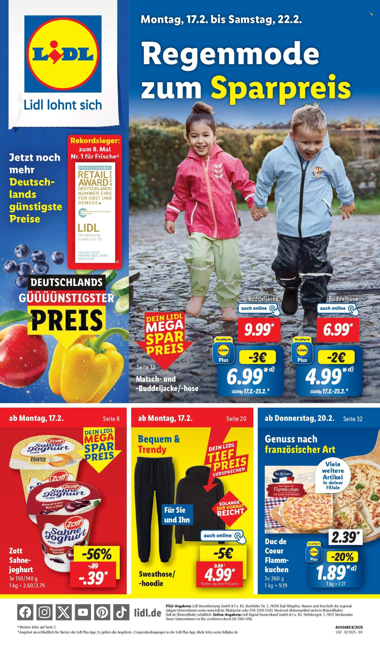 Lidl Prospekte  - 17.02.2025 - 22.02.2025. Seite 1