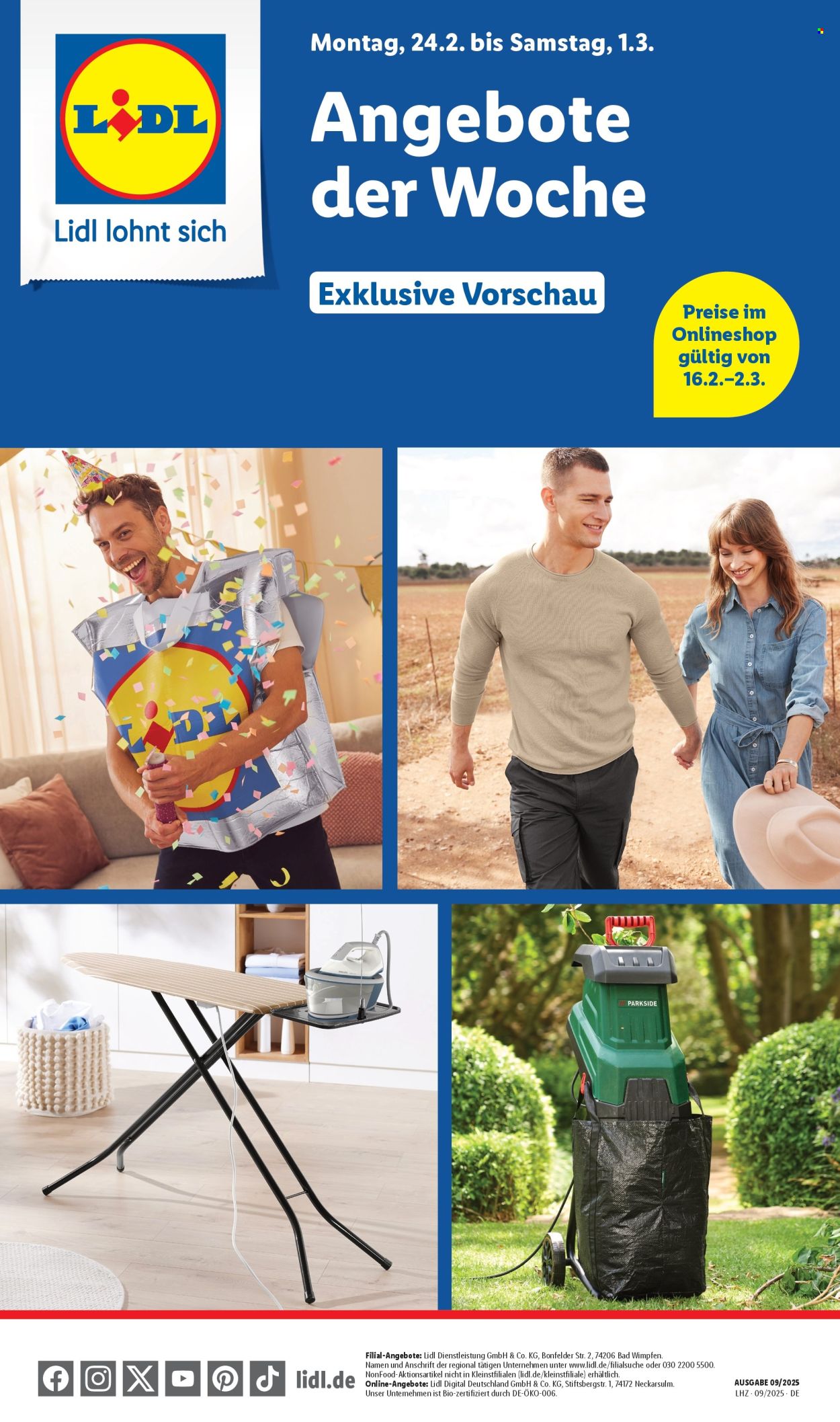 Lidl Prospekte  - 24.02.2025 - 1.03.2025. Seite 1