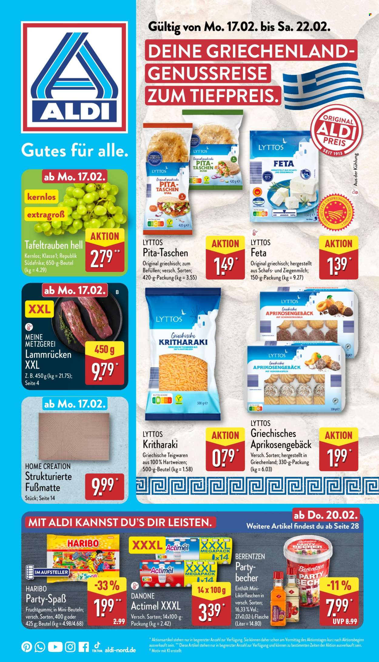 ALDI Nord Prospekte  - 17.02.2025 - 22.02.2025. Seite 1