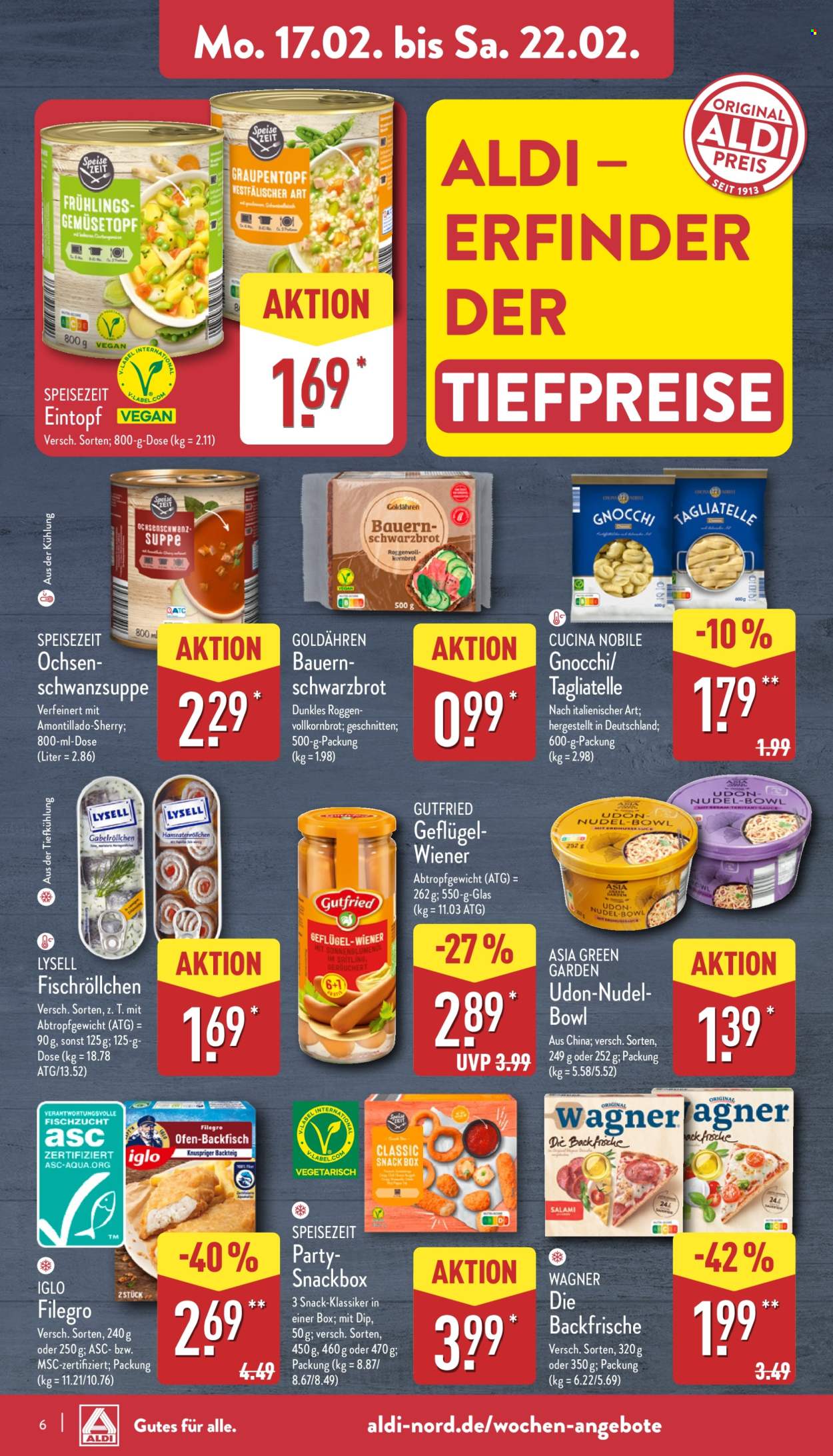 ALDI Nord Prospekte  - 17.02.2025 - 22.02.2025. Seite 6