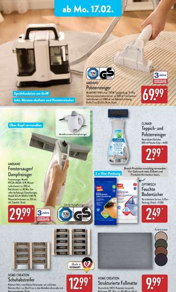 thumbnail - CLINAIR Teppich- und Polsterreiniger