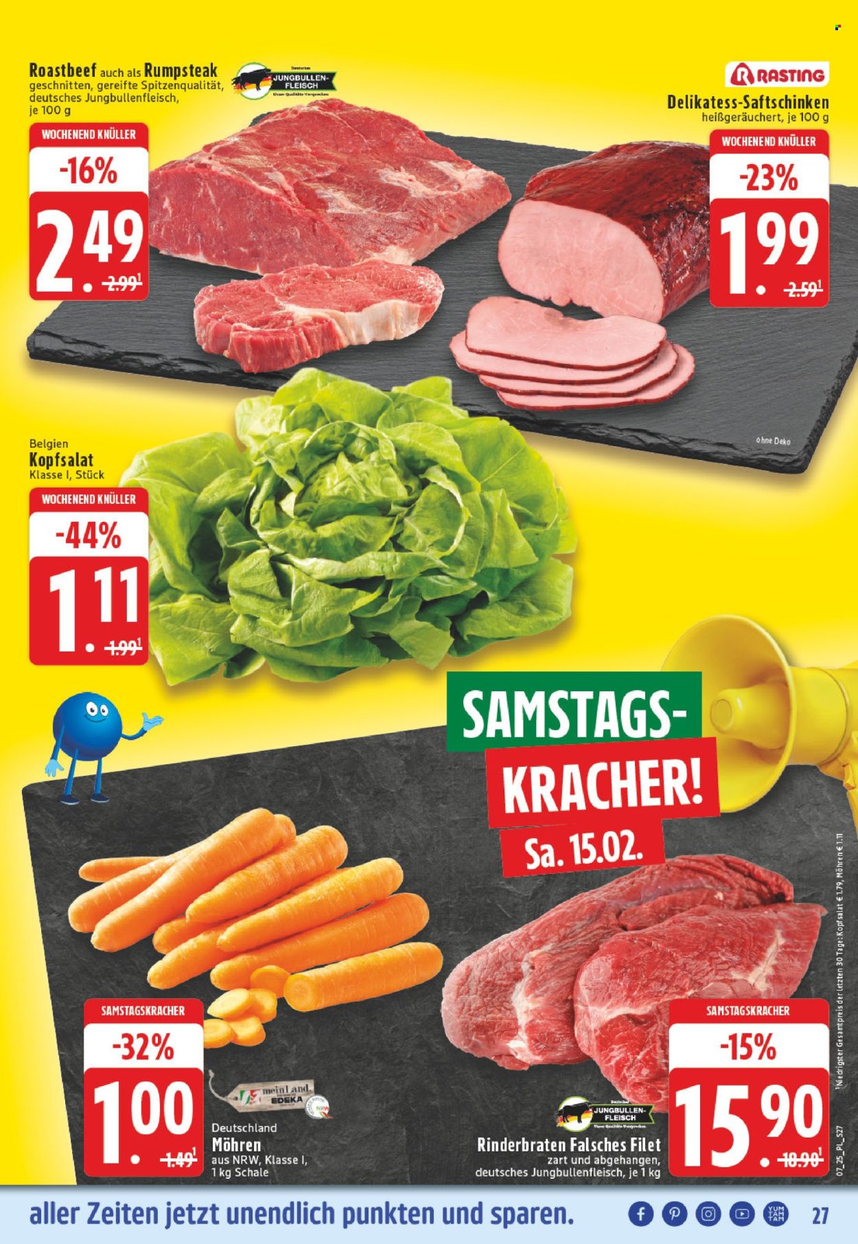 Edeka Prospekte  - 10.02.2025 - 15.02.2025. Seite 27