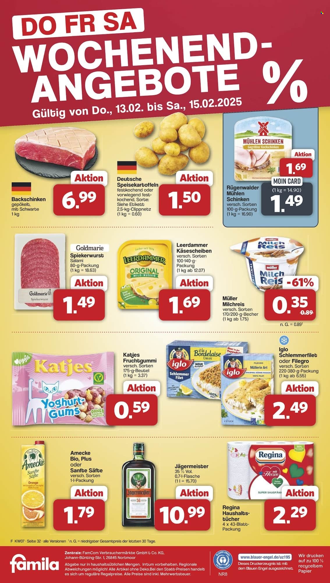 famila Prospekte  - 10.02.2025 - 15.02.2025. Seite 32