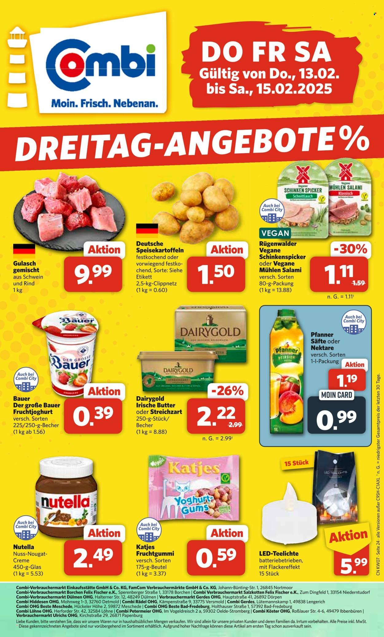 Combi Prospekte  - 13.02.2025 - 15.02.2025. Seite 1