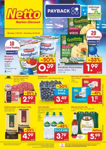 Prospekte Netto Marken-Discount - 17.02.2025 - 22.02.2025.