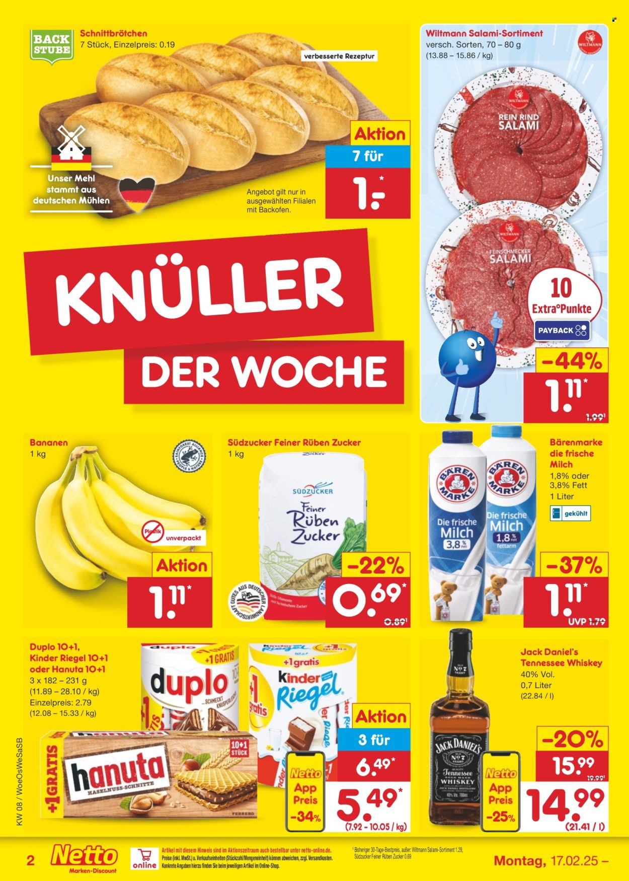 Netto Marken-Discount Prospekte  - 17.02.2025 - 22.02.2025. Seite 2