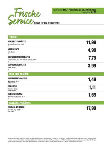 Prospekte Handelshof - 17.02.2025 - 22.02.2025.
