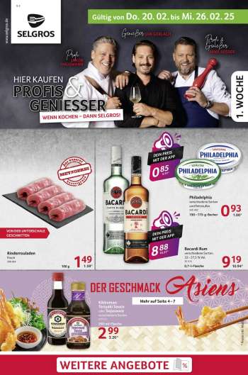 Prospekte Selgros - 20.02.2025 - 26.02.2025.