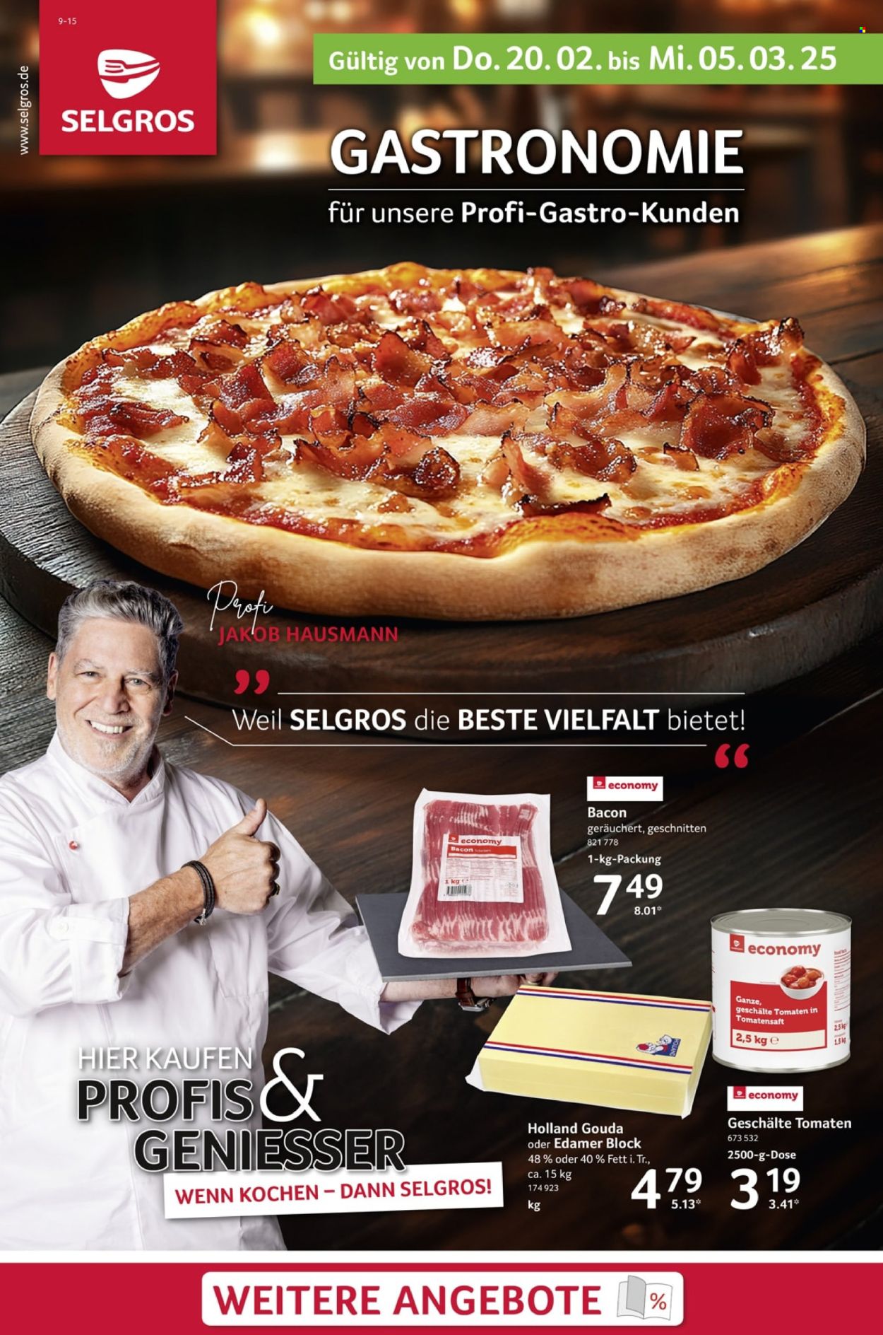 Selgros Prospekte  - 20.02.2025 - 5.03.2025. Seite 1