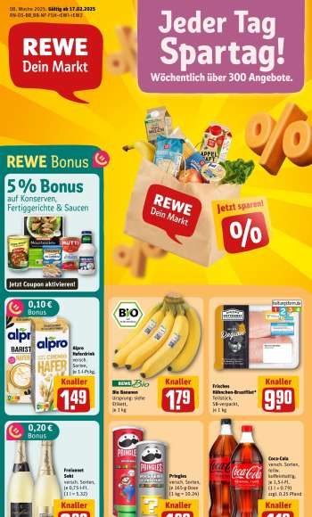 Prospekte REWE - 17.02.2025 - 22.02.2025.