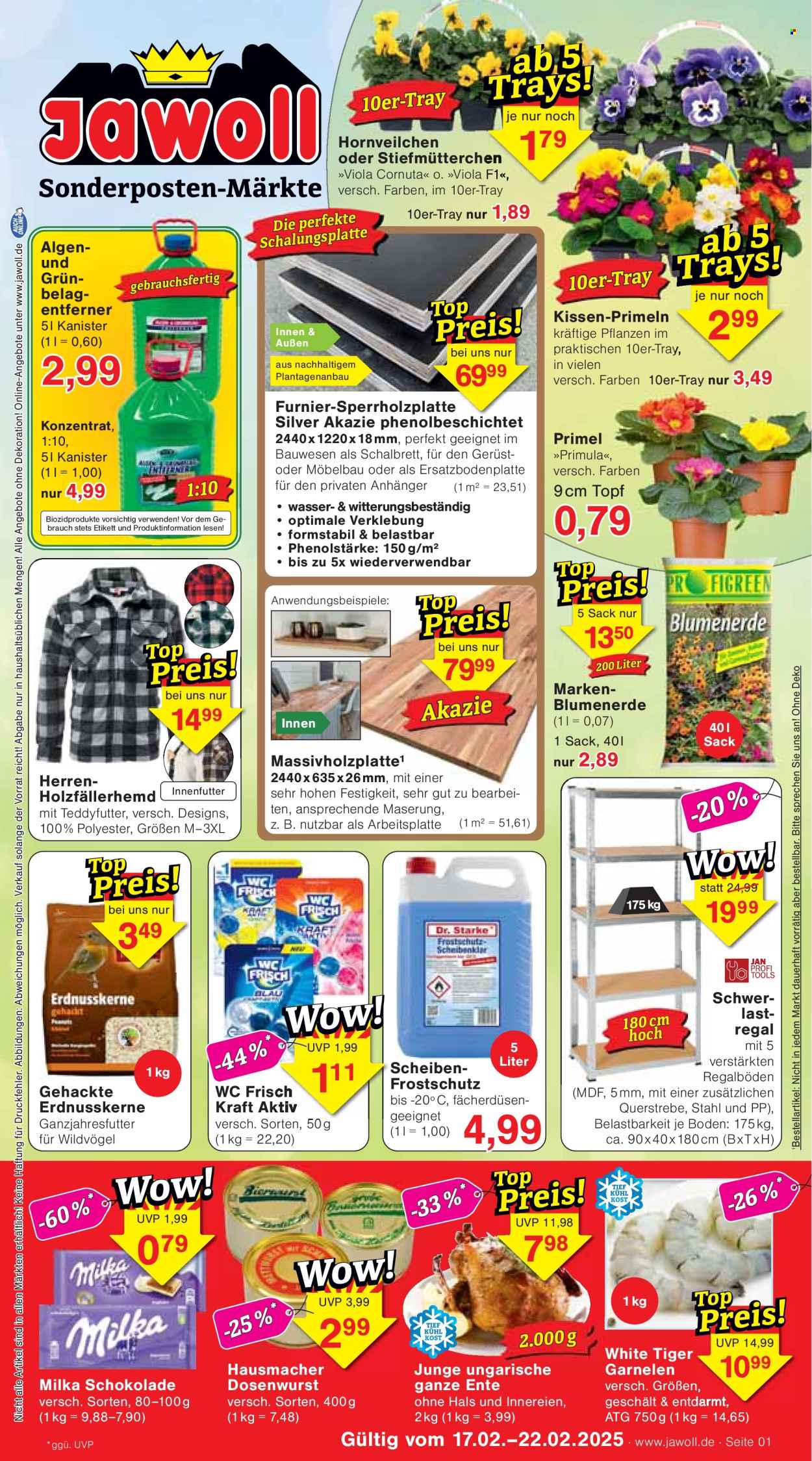 Jawoll Prospekte  - 17.02.2025 - 22.02.2025. Seite 1