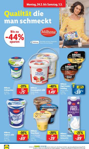 thumbnail - Milbona High Protein Pudding