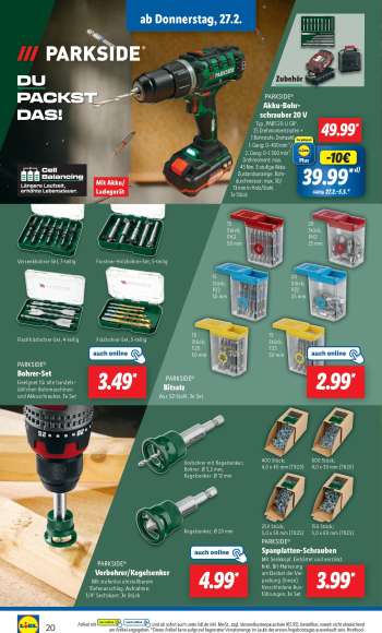 thumbnail - PARKSIDE® Bohrer-Set