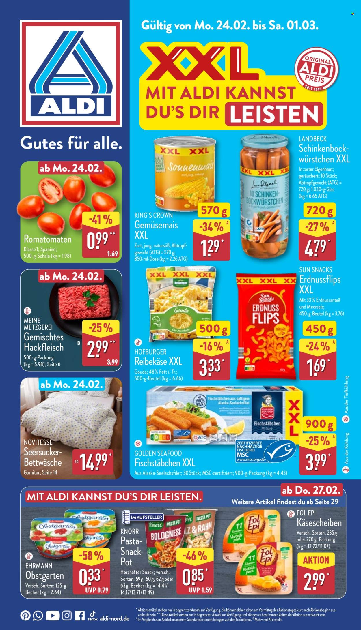 ALDI Nord Prospekte  - 24.02.2025 - 1.03.2025. Seite 1