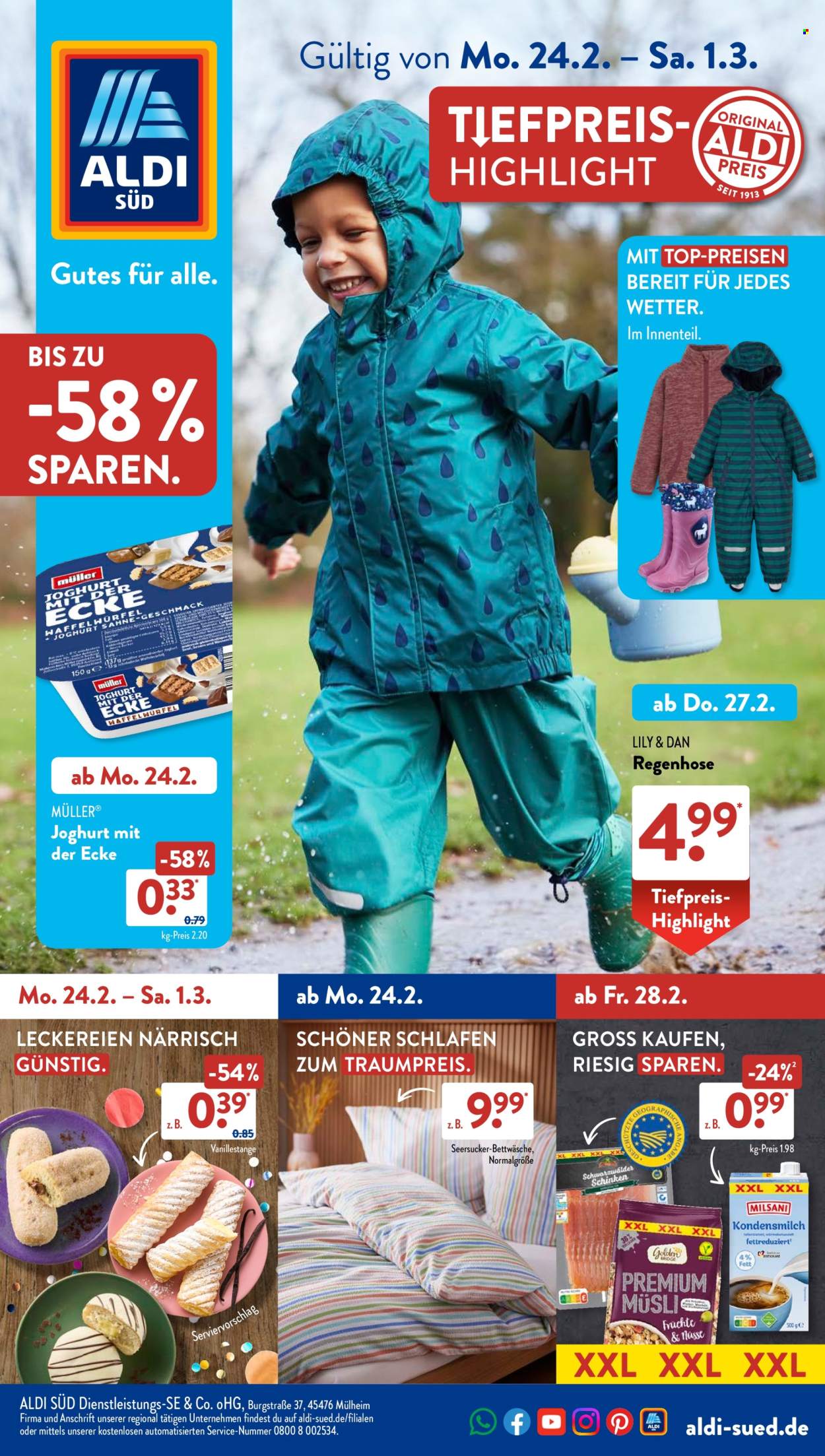 ALDI SÜD Prospekte  - 24.02.2025 - 1.03.2025. Seite 1