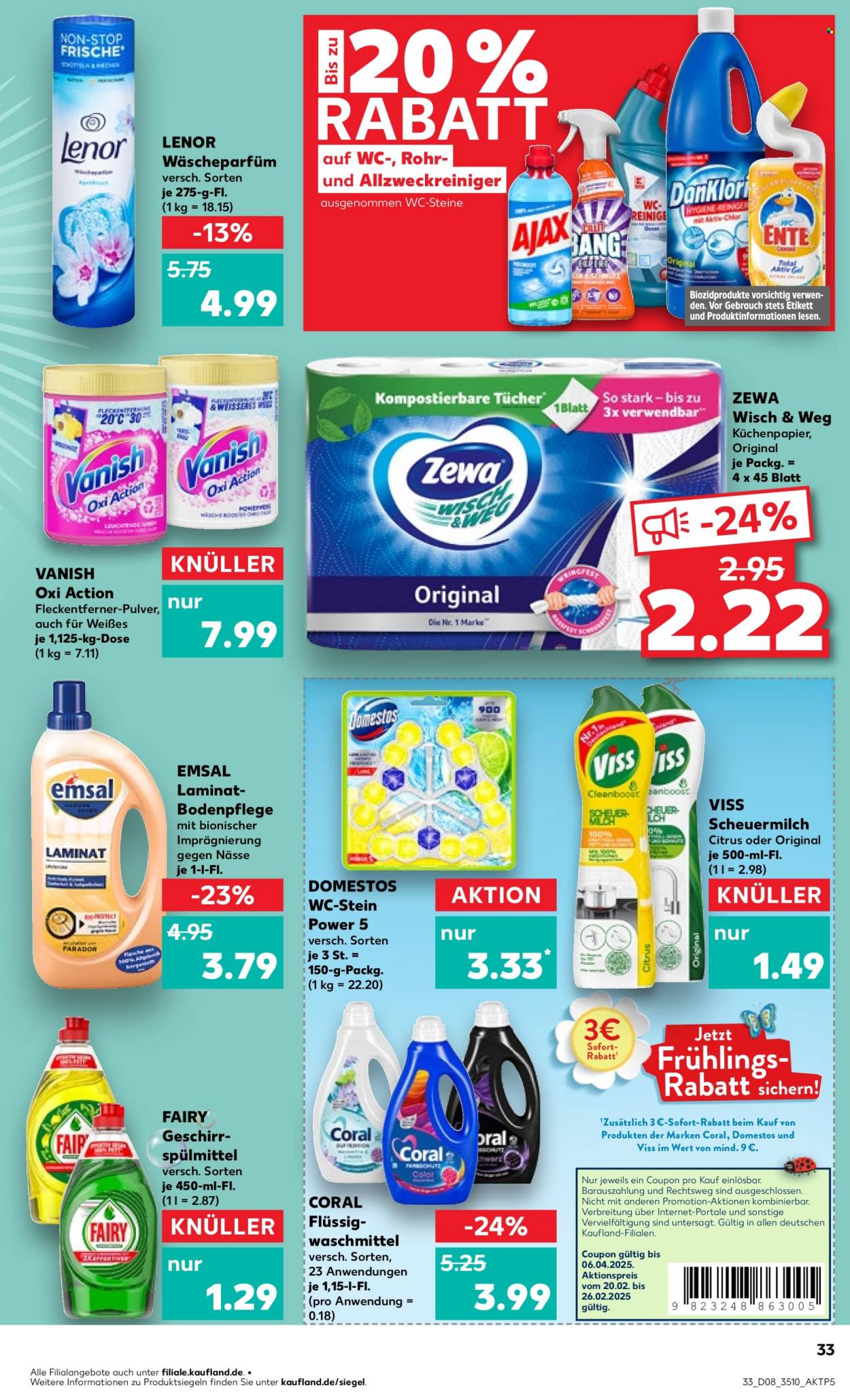 Kaufland Prospekte  - 20.02.2025 - 26.02.2025. Seite 33