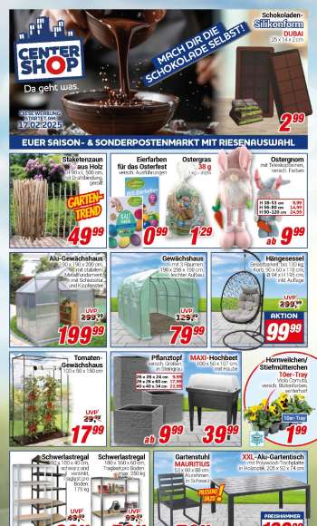 Prospekte CENTERSHOP - 17.02.2025 - 22.02.2025.