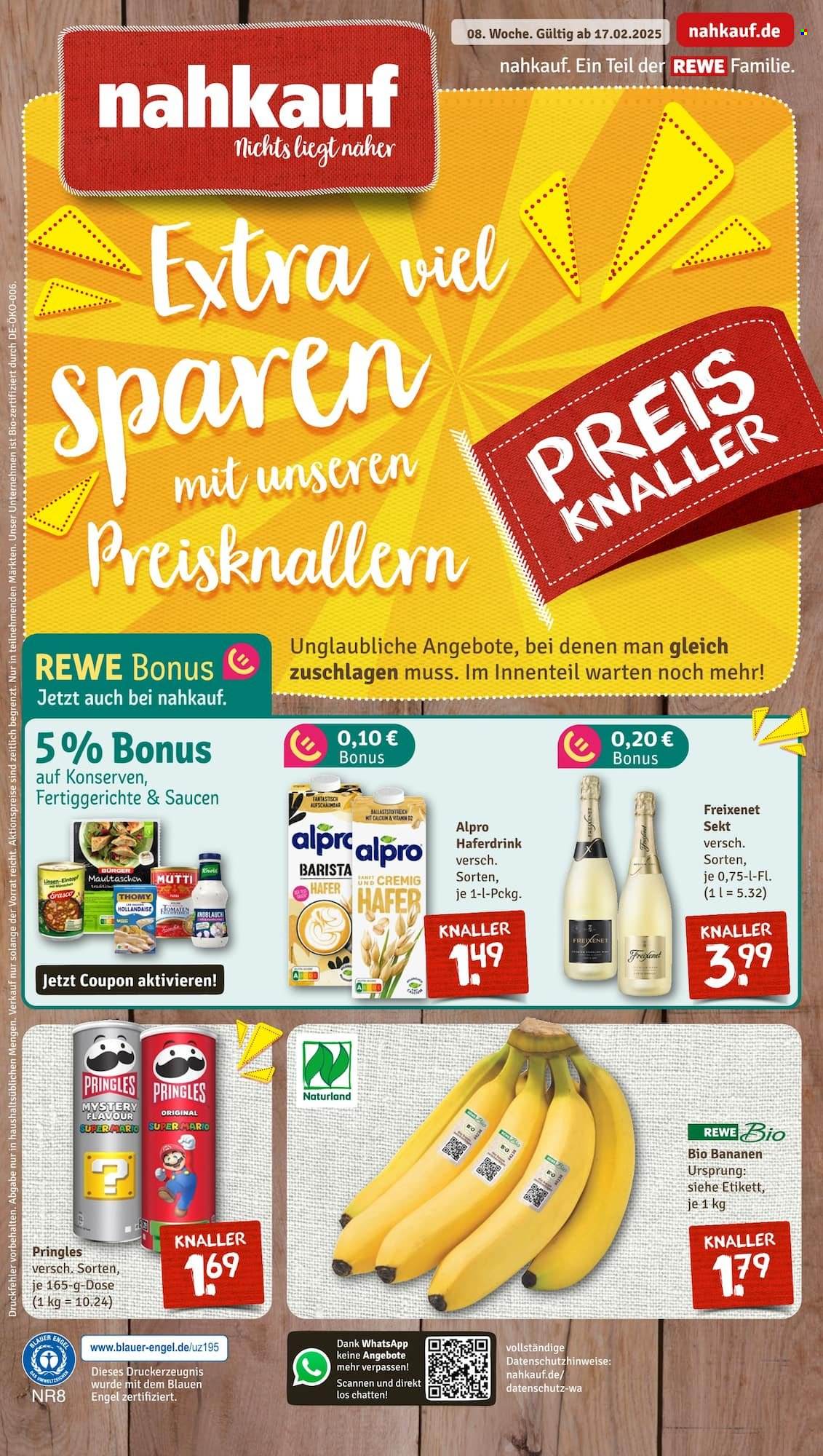 Nahkauf Prospekte  - 17.02.2025 - 22.02.2025. Seite 1