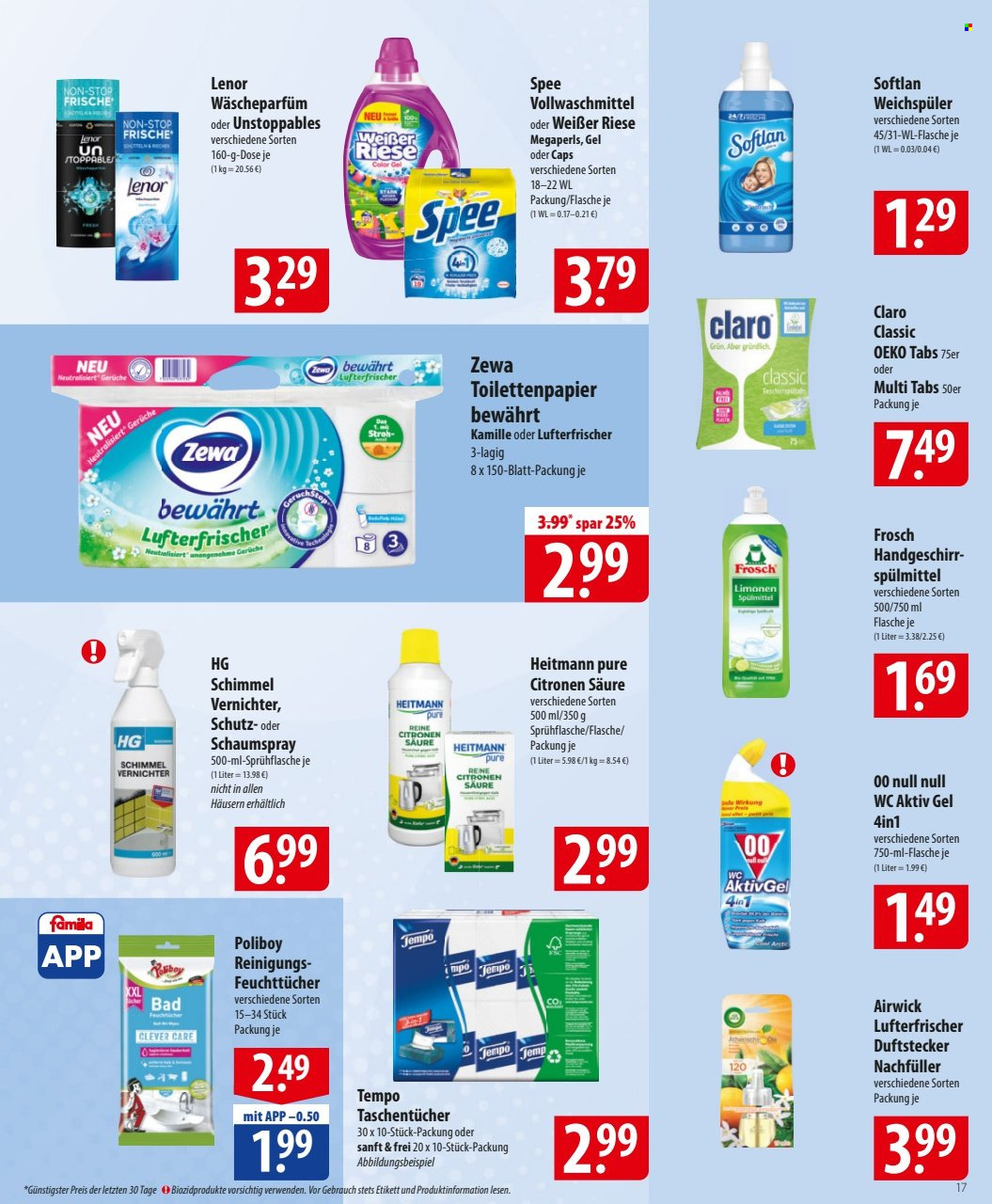 famila Prospekte  - 17.02.2025 - 22.02.2025. Seite 17