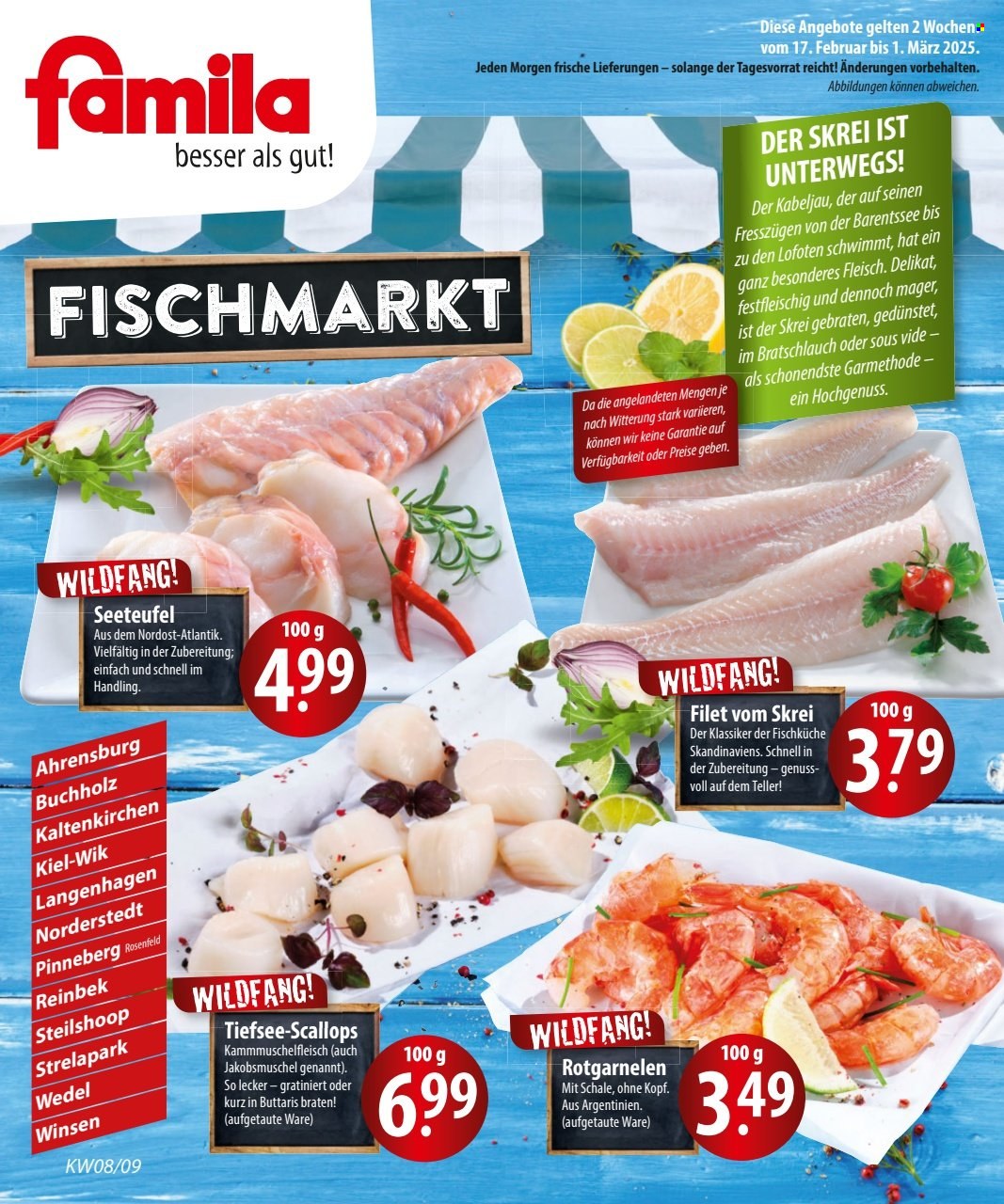 famila Prospekte  - 17.02.2025 - 1.03.2025. Seite 1