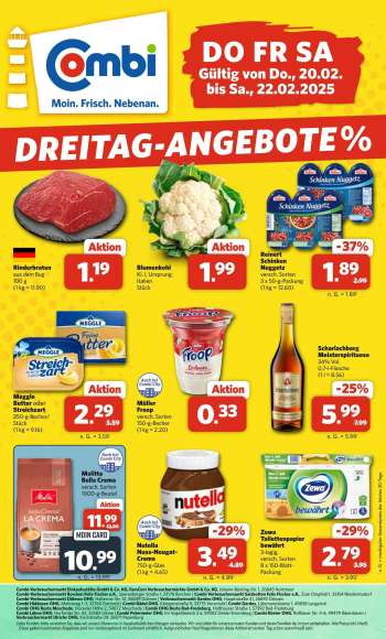 Prospekte Combi - 20.02.2025 - 22.02.2025.
