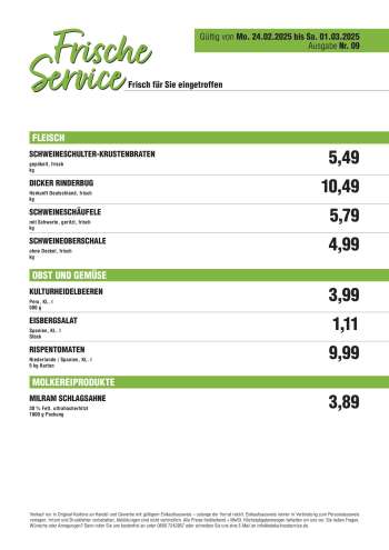 Prospekte Handelshof - 24.02.2025 - 1.03.2025.