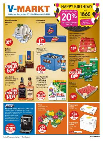 Prospekte V-Markt - 27.02.2025 - 5.03.2025.