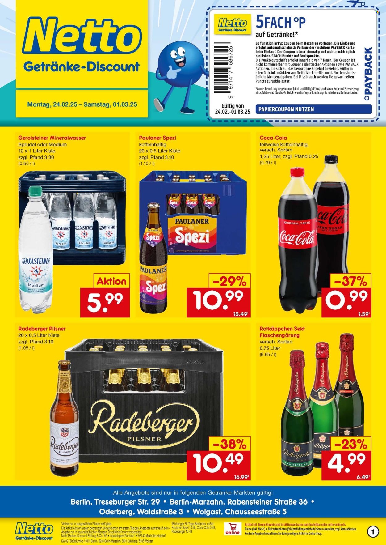 Netto Marken-Discount Prospekte  - 24.02.2025 - 1.03.2025. Seite 1