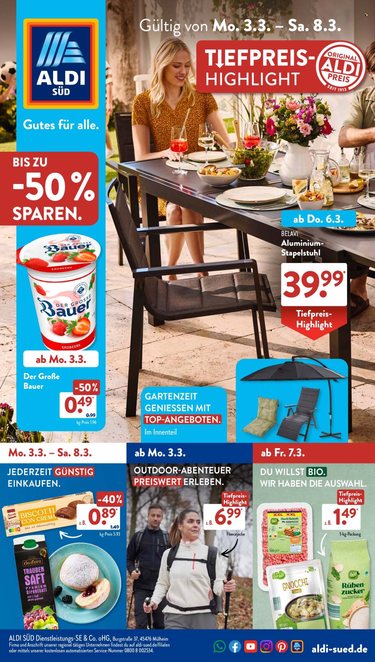 ALDI SÜD Prospekte  - 3.03.2025 - 8.03.2025. Seite 1
