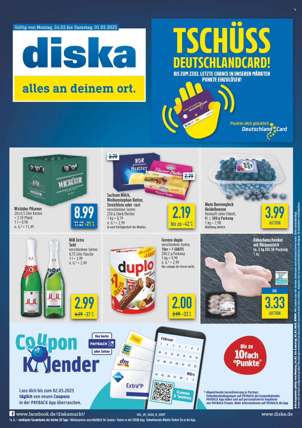 Diska Prospekte  - 24.02.2025 - 1.03.2025. Seite 1