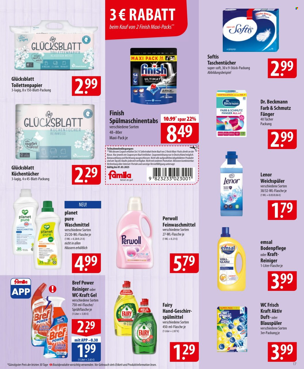famila Prospekte  - 24.02.2025 - 1.03.2025. Seite 17