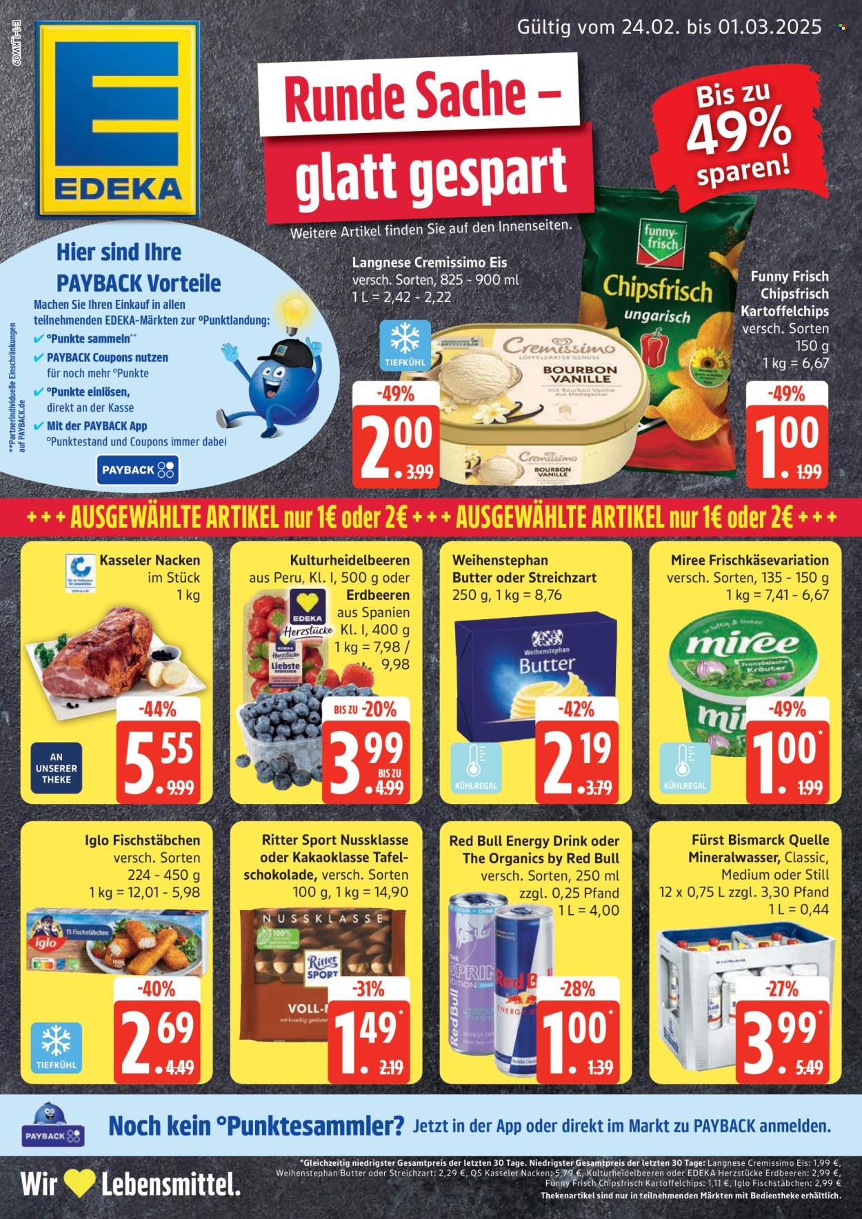 Edeka Prospekte  - 24.02.2025 - 1.03.2025. Seite 1