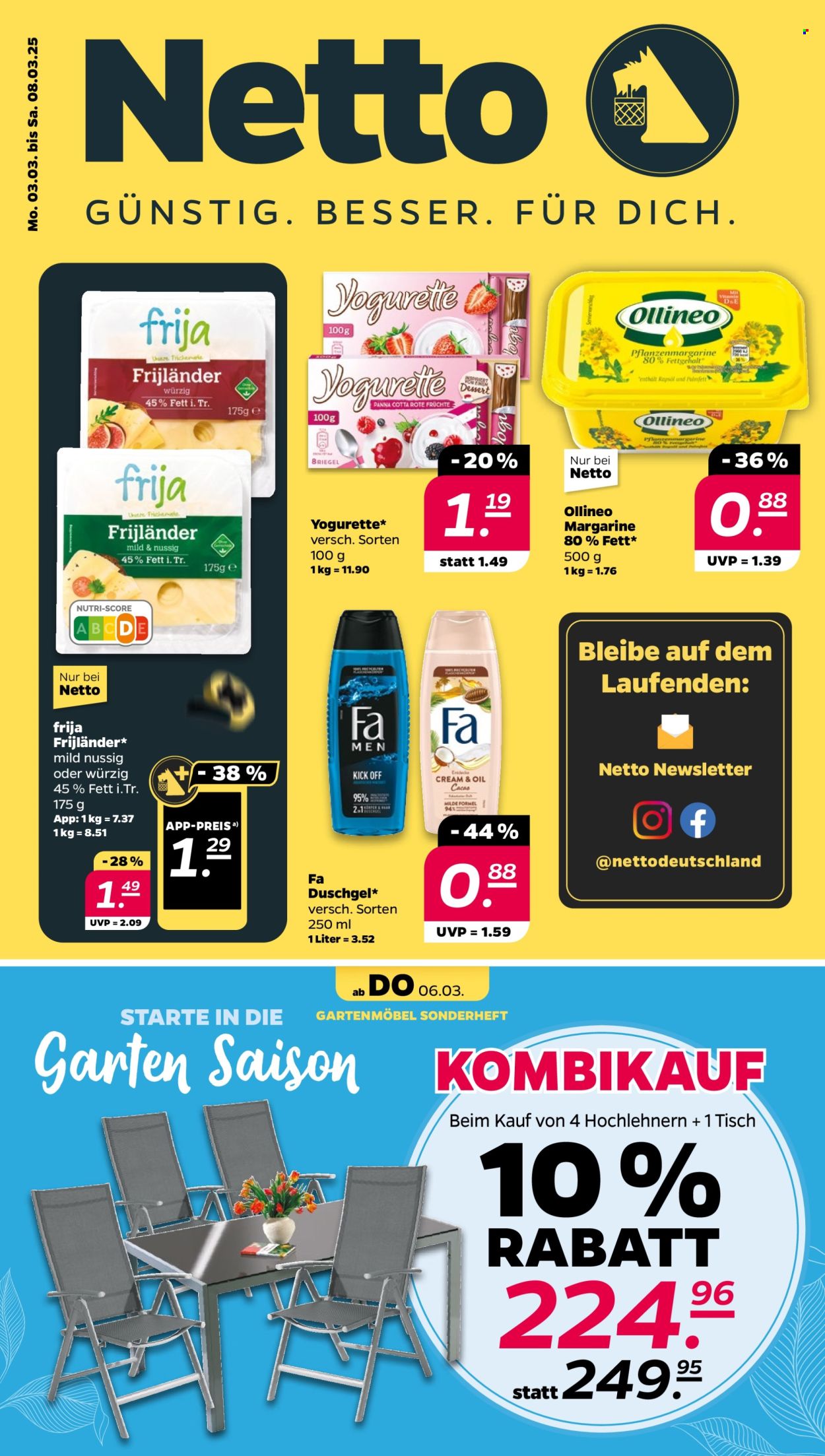 Netto Prospekte  - 3.03.2025 - 8.03.2025. Seite 1