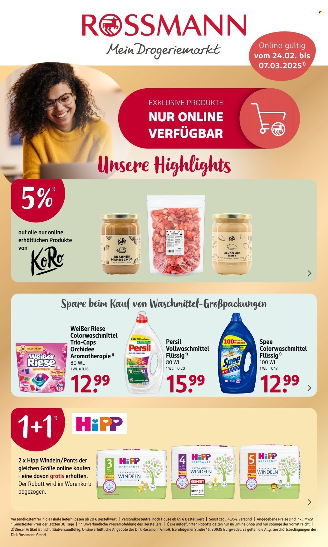 Rossmann Prospekte  - 24.02.2025 - 7.03.2025. Seite 1