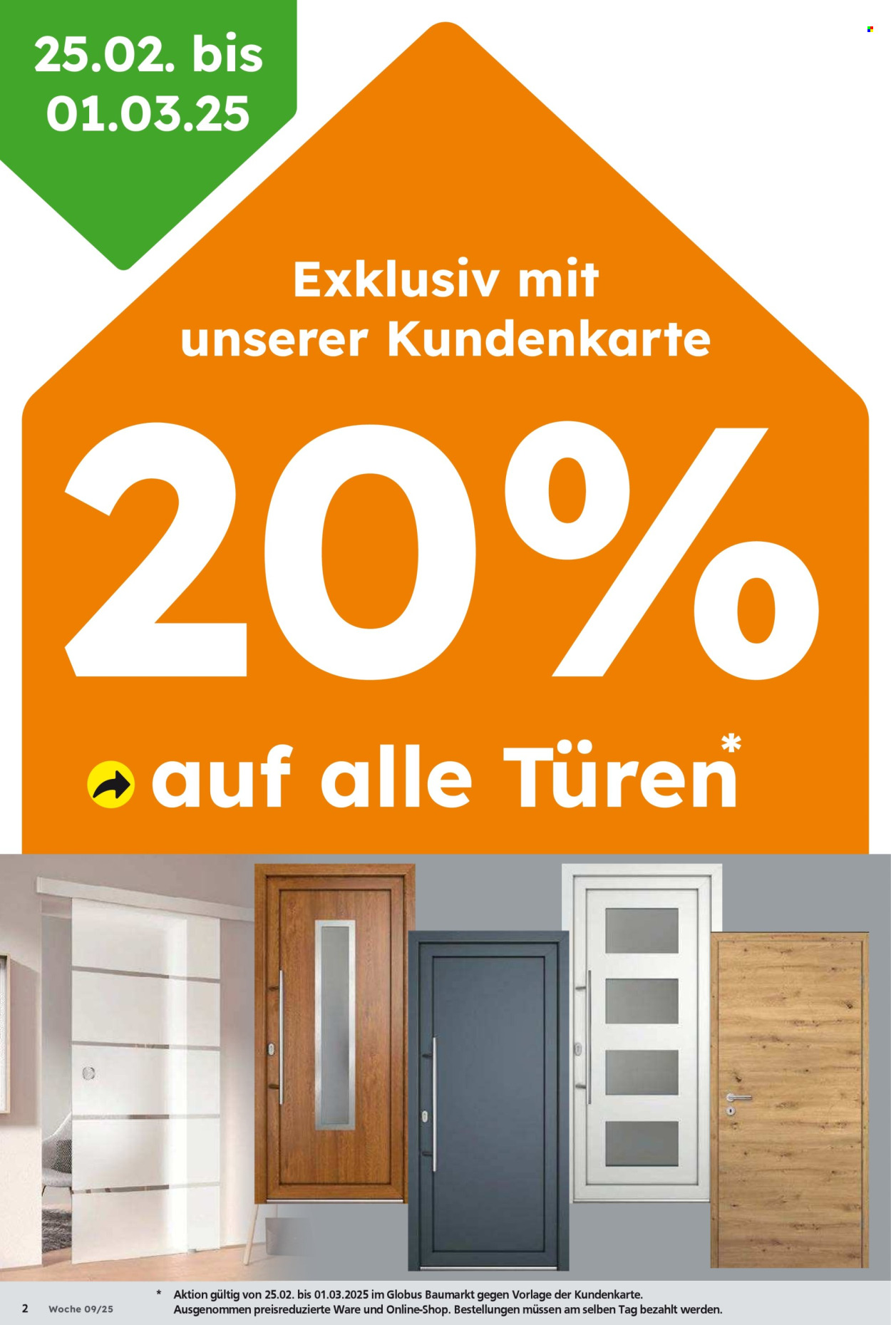 Globus Baumarkt Prospekte  - 25.02.2025 - 1.03.2025. Seite 2