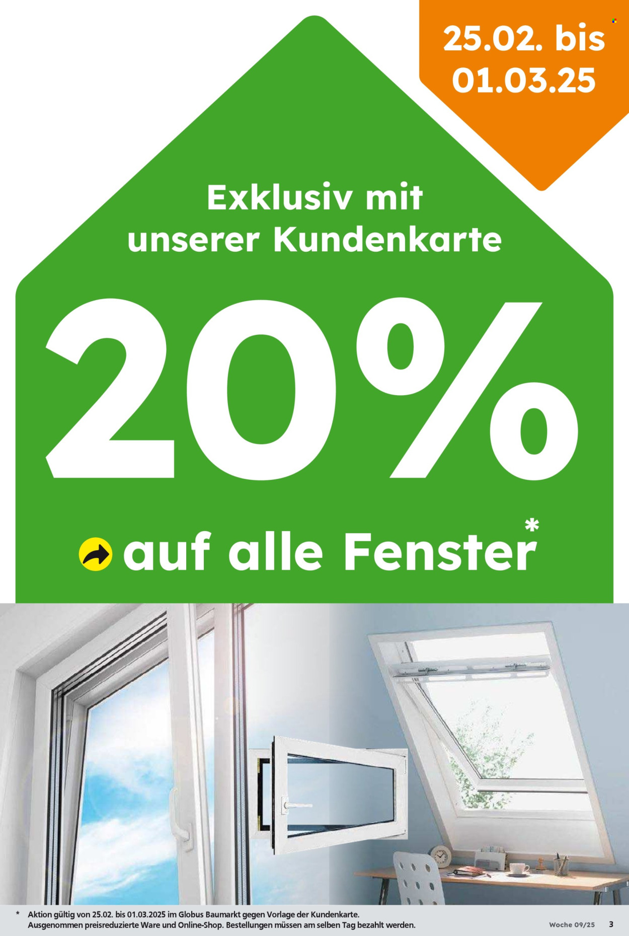 Globus Baumarkt Prospekte  - 25.02.2025 - 1.03.2025. Seite 3