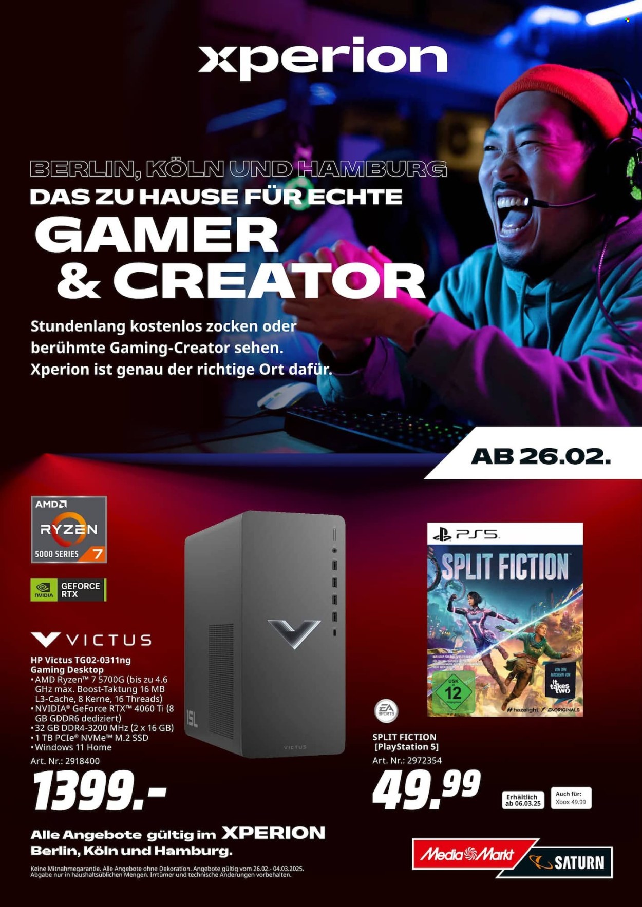MediaMarkt Prospekte  - 26.02.2025 - 4.03.2025. Seite 1