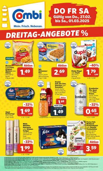 Prospekte Combi - 27.02.2025 - 1.03.2025.