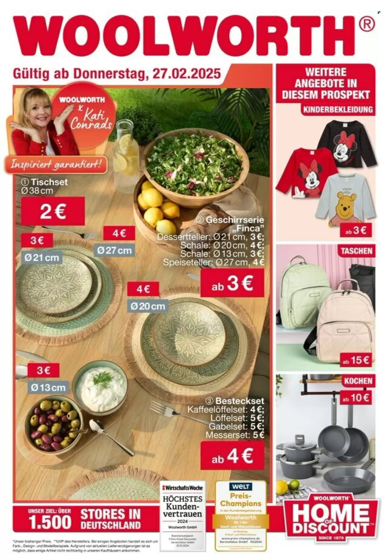 Woolworth Prospekte  - 27.02.2025 - 8.03.2025. Seite 1