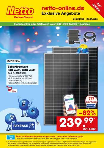 Prospekte Netto Marken-Discount - 27.02.2025 - 30.04.2025.