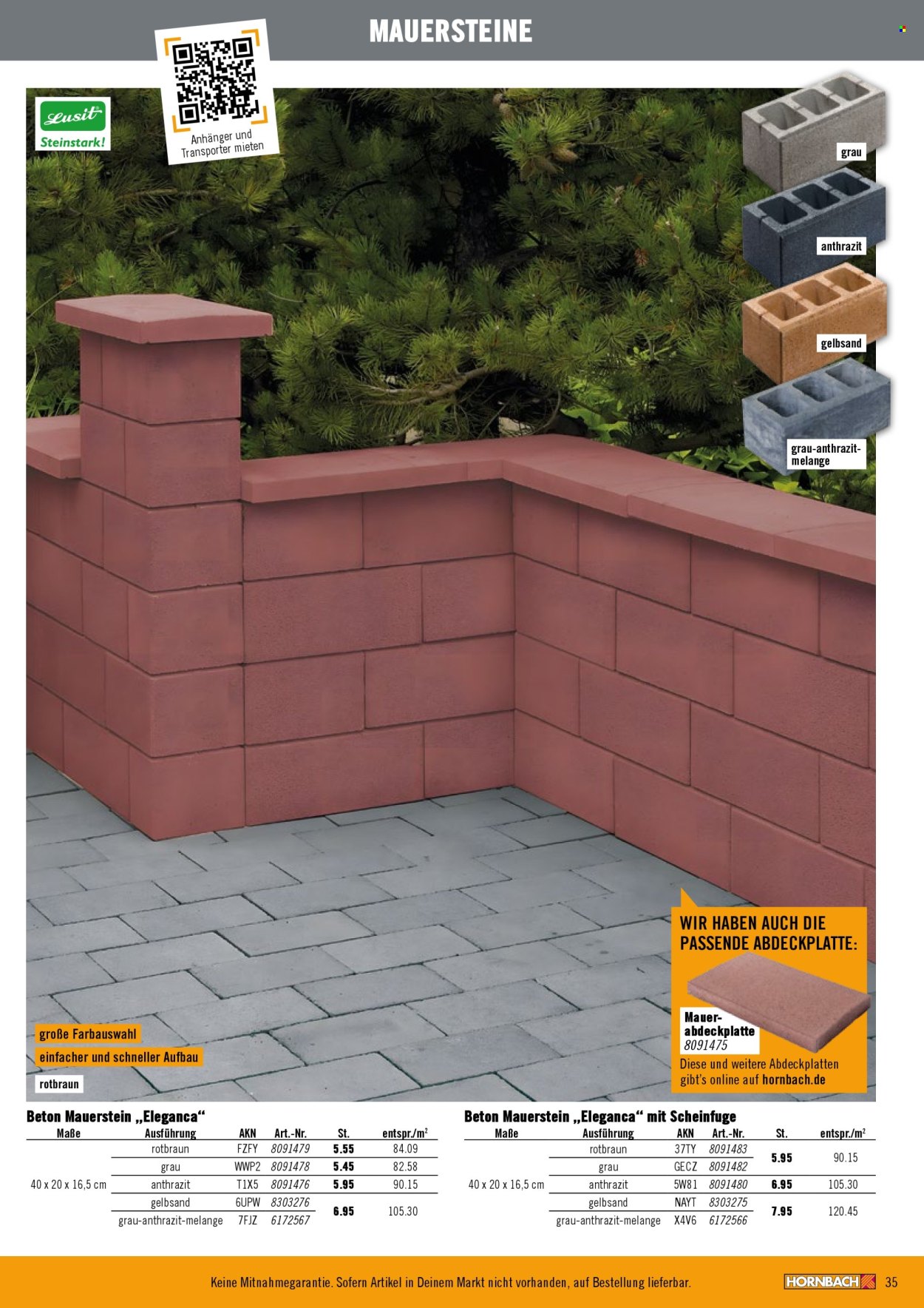 Hornbach Prospekte  - 28.02.2025 - 29.08.2025. Seite 35