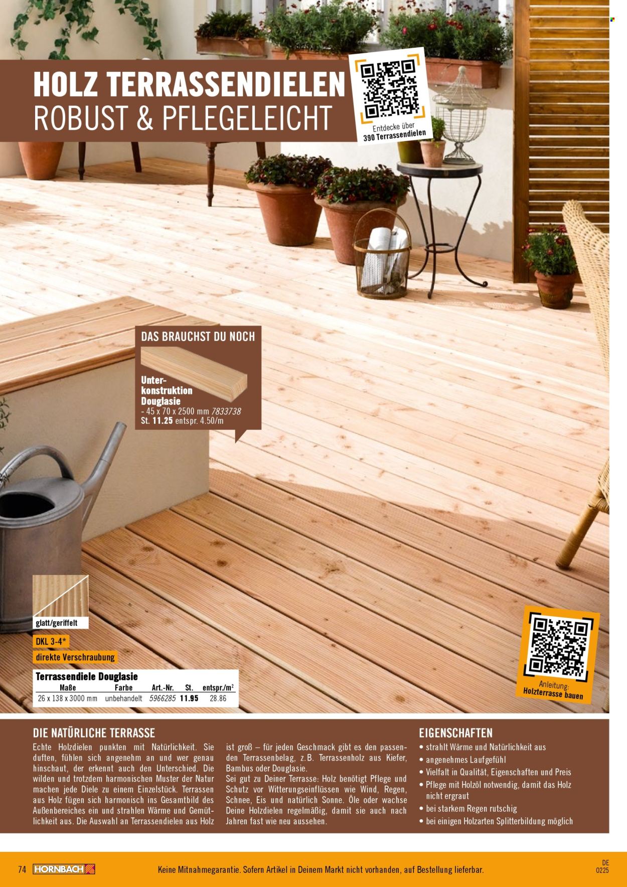 Hornbach Prospekte  - 28.02.2025 - 29.08.2025. Seite 74