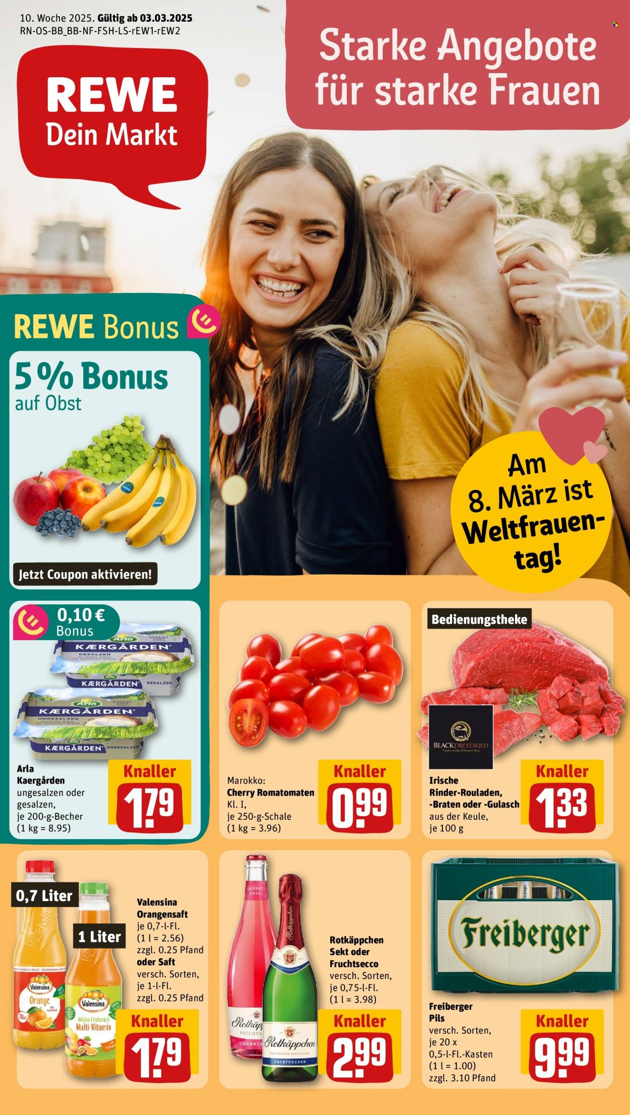 REWE Prospekte  - 3.03.2025 - 9.03.2025. Seite 1