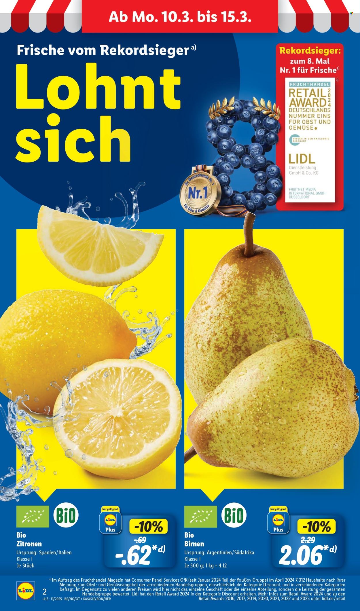 Lidl Prospekte  - 10.03.2025 - 15.03.2025. Seite 2