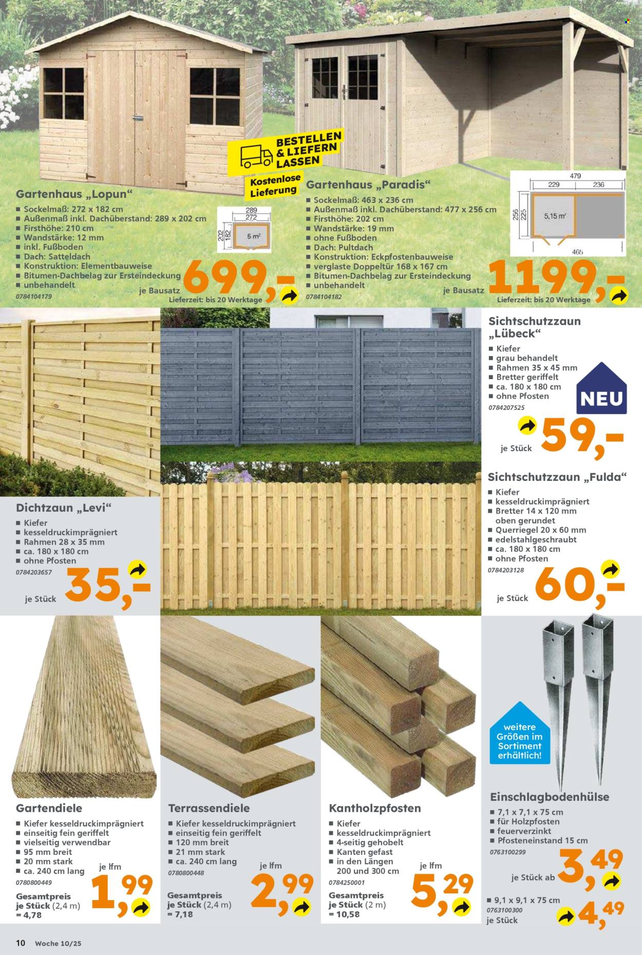 Globus Baumarkt Prospekte  - 3.03.2025 - 8.03.2025. Seite 10